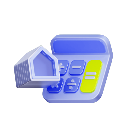 電卓の3Dイラスト